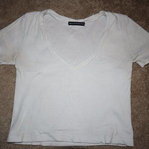 Brandy Melville White Crop Top